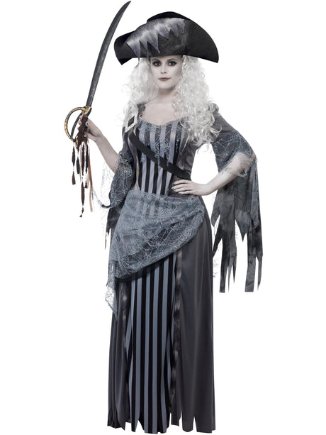 Deluxe Spøgelsesskib Prinsesse Kostume