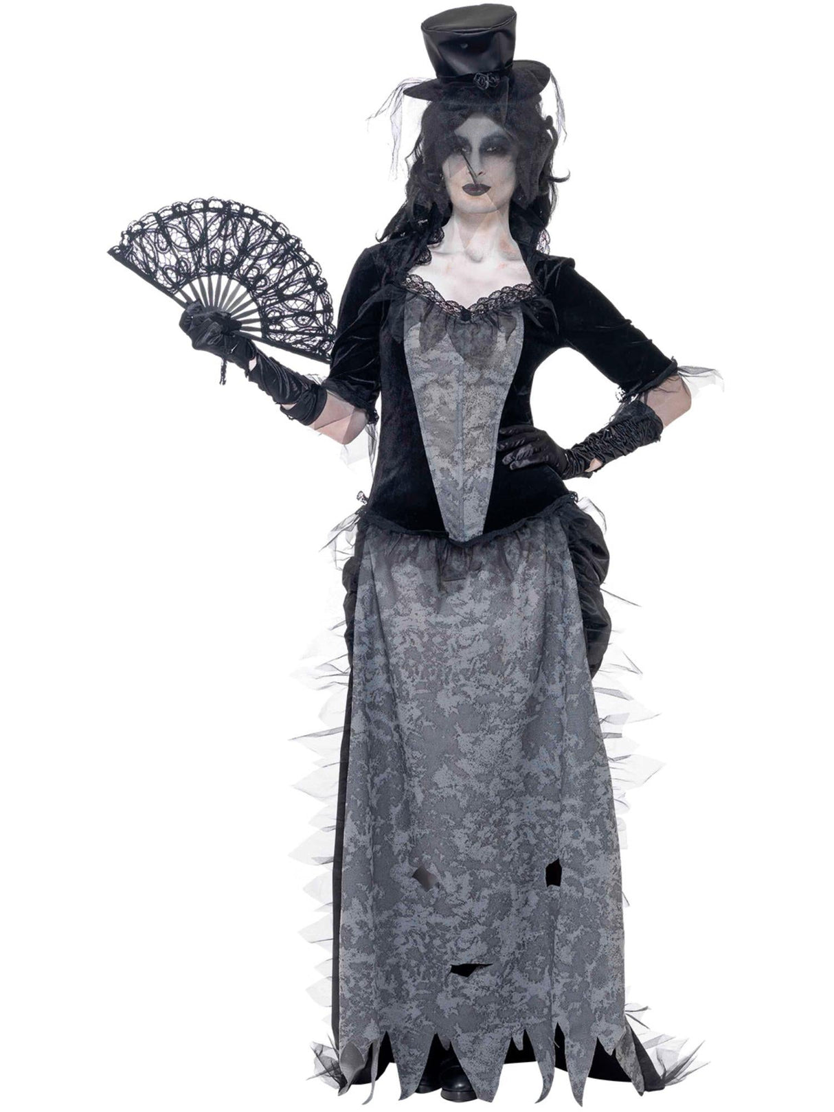 Spøgelsesbyens sorte enke-kostume