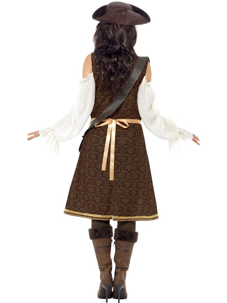 Piratkostume til pige på højt hav