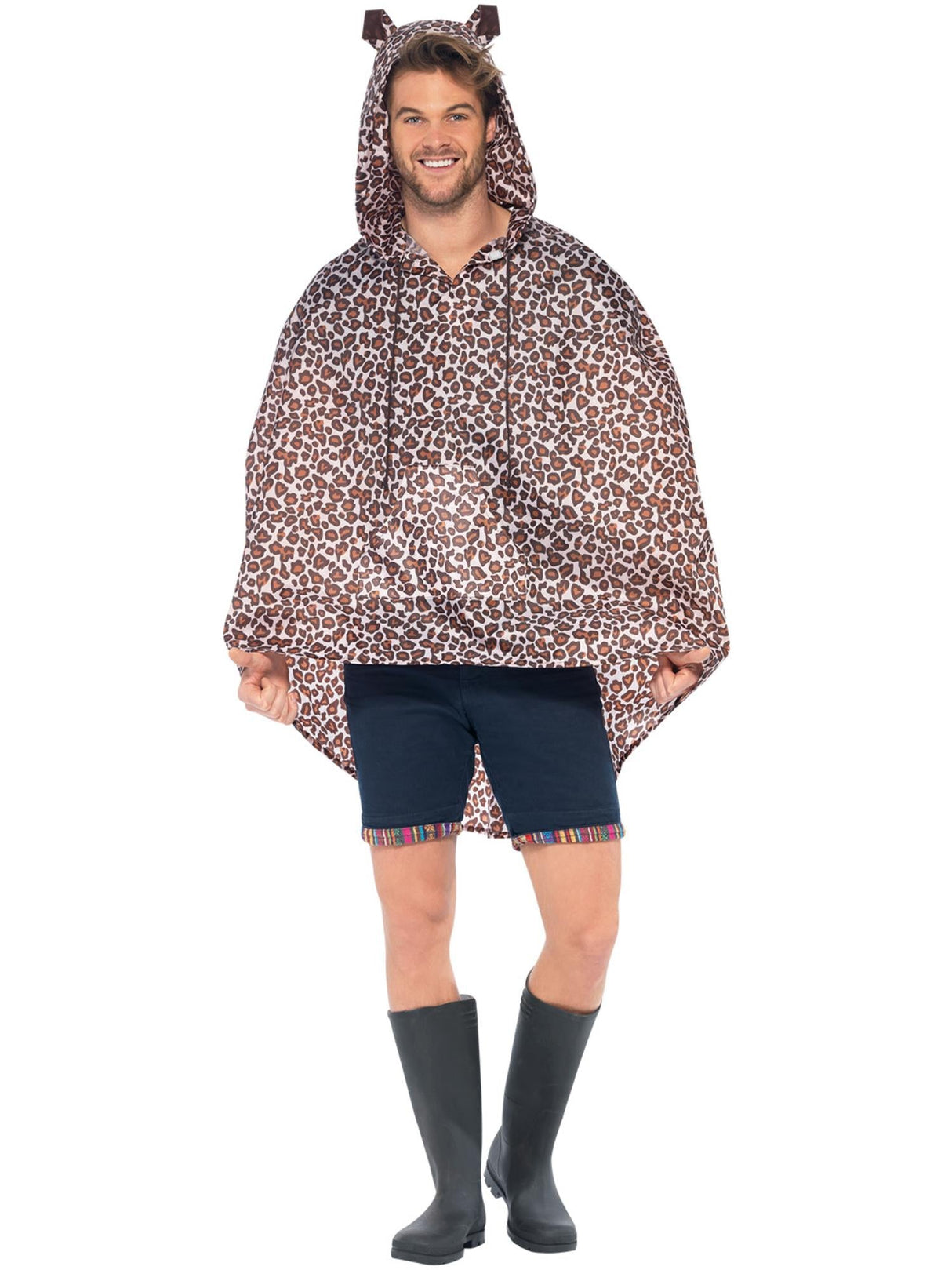 Leopardfestponcho