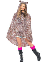 Leopardfestponcho
