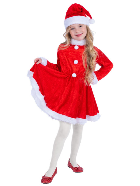 Mini Miss Julemanden Kostume