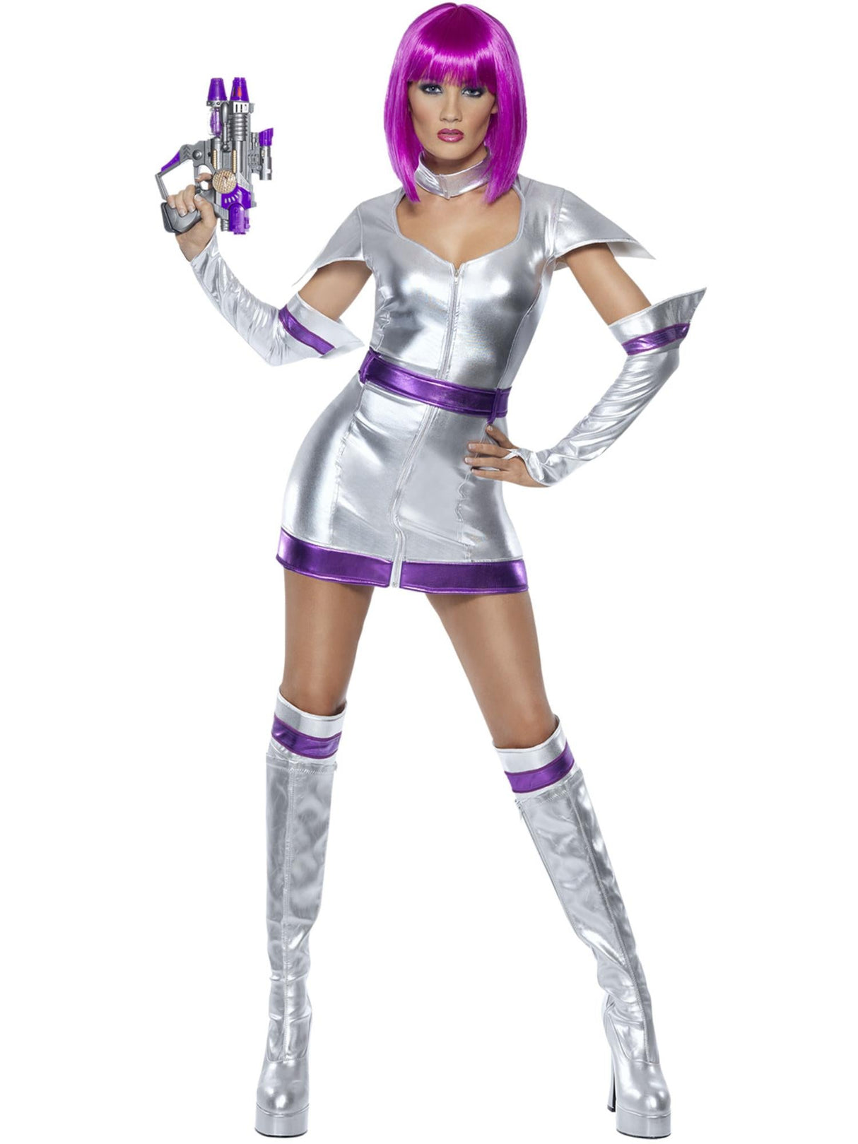 Fever Space Cadet Kostume Metallisk