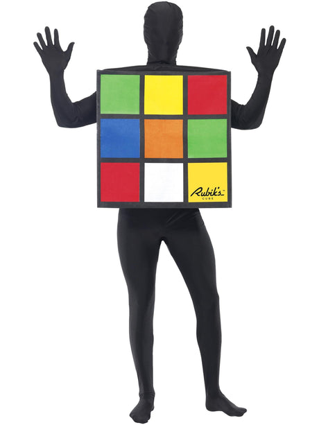 Rubiks terning unisex kostume