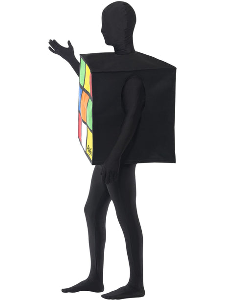 Rubiks terning unisex kostume