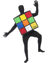 Rubiks terning unisex kostume