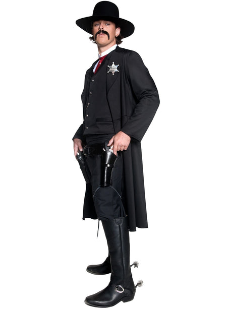 Luksuriøst autentisk western sheriffkostume