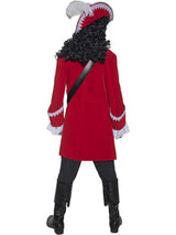 Deluxe autentisk piratkaptajnkostume