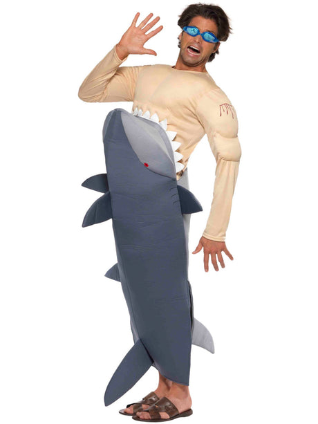 Menneskeædende hajkostume