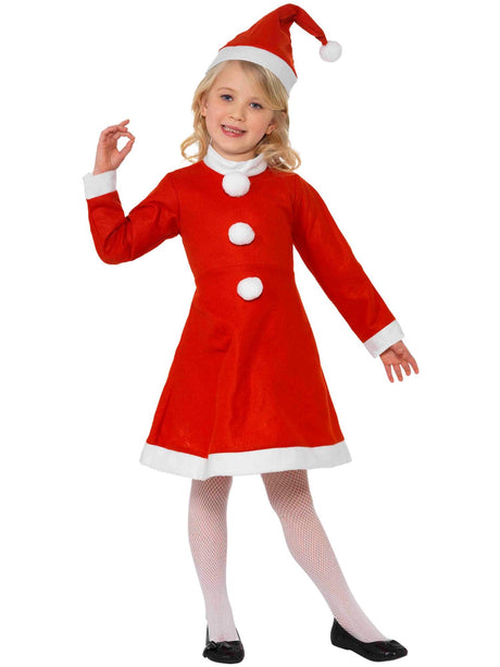 Julemandskostume til piger