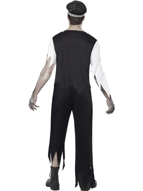 Zombie-politimandkostume