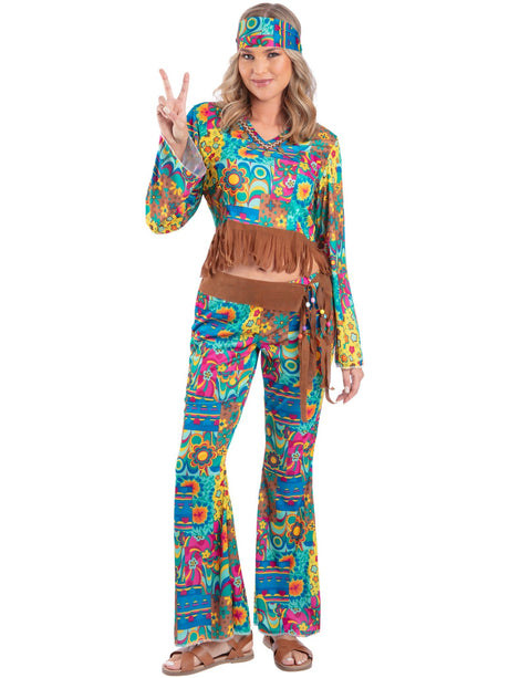 Hippie Flower Power-kostume