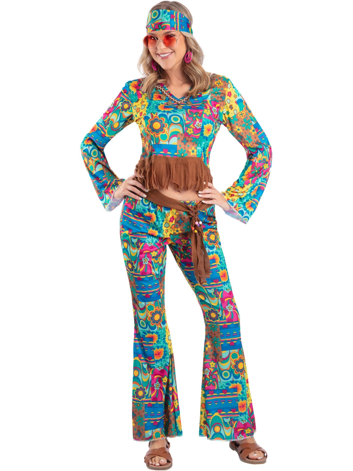 Hippie Flower Power-kostume