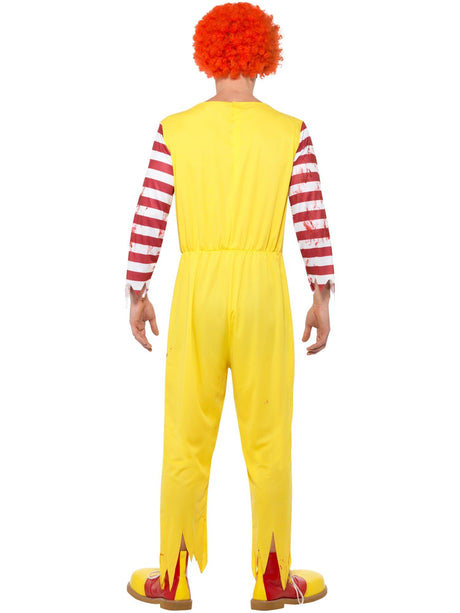 Uhyggelig dræberklovn kostume