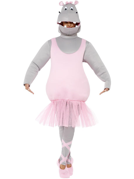 Ballerina Flodhest Kostume