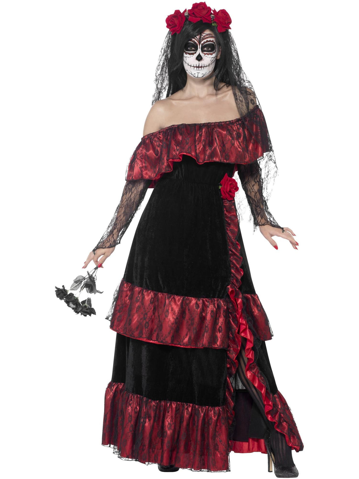 Deluxe-brudekostume til de dødes dag