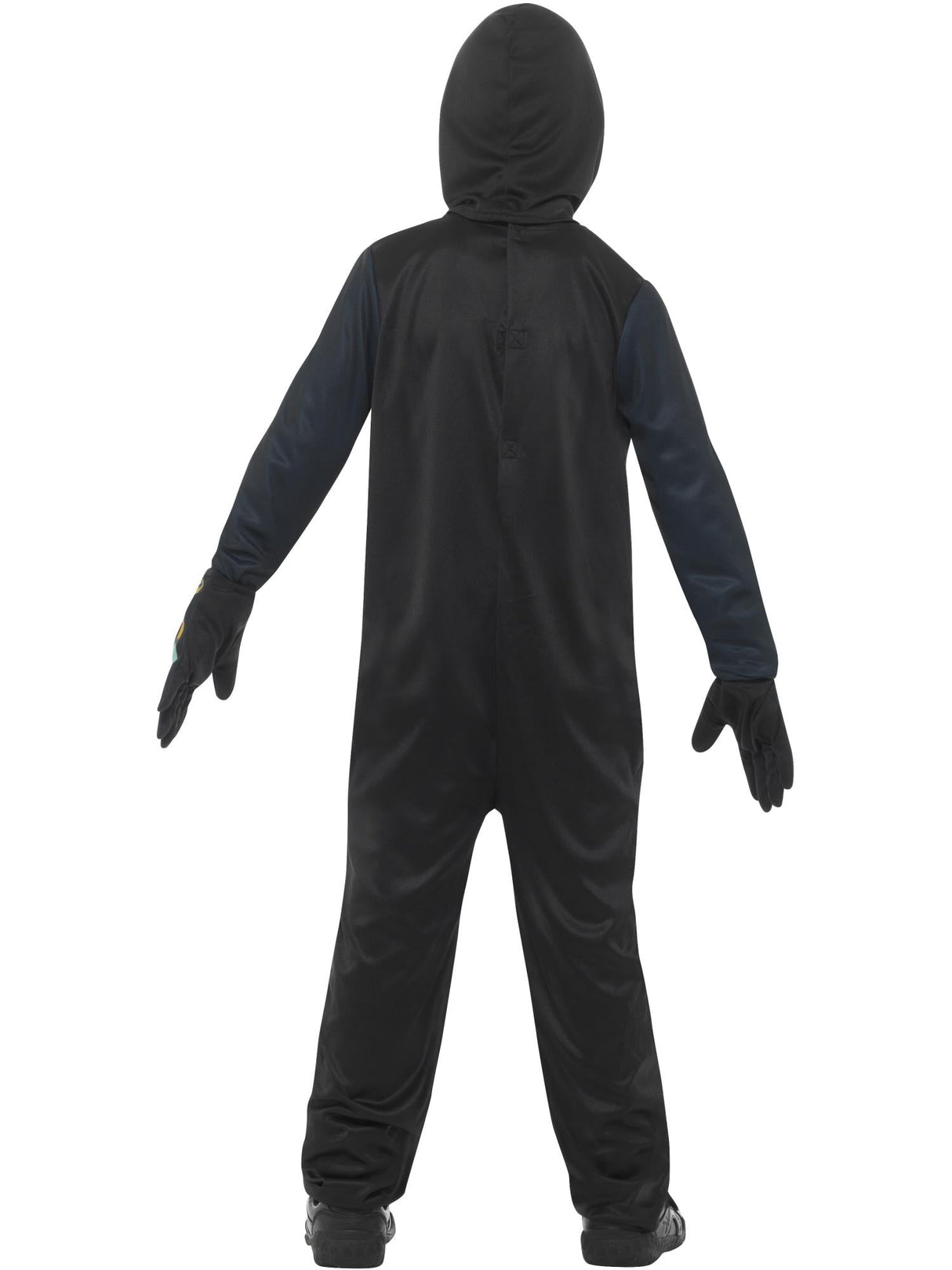 Skeletkostume med selvlysende læber