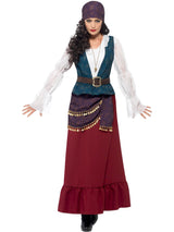 Deluxe pirat-skønhedskostume til pirat