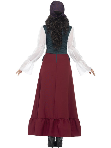 Deluxe pirat-skønhedskostume til pirat