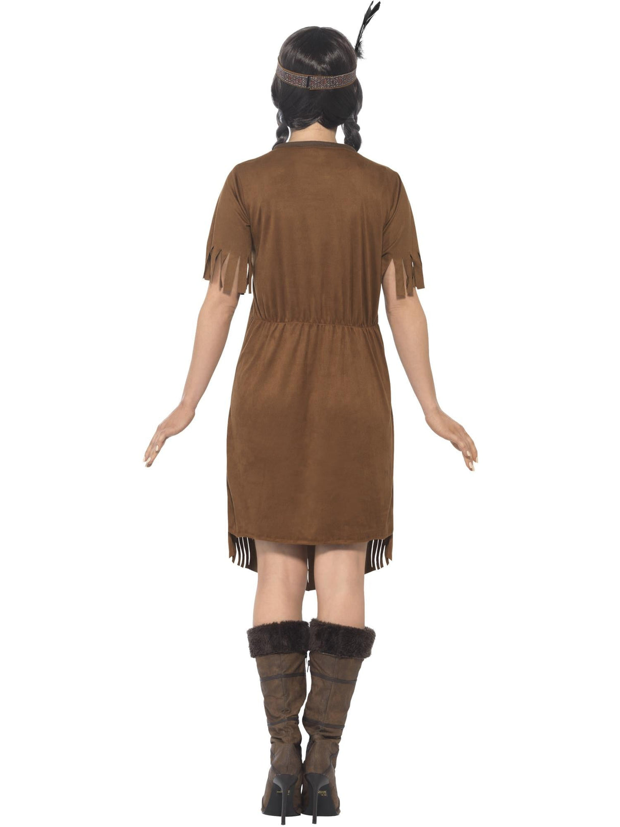 Indianerinspireret krigerprinsessekostume,