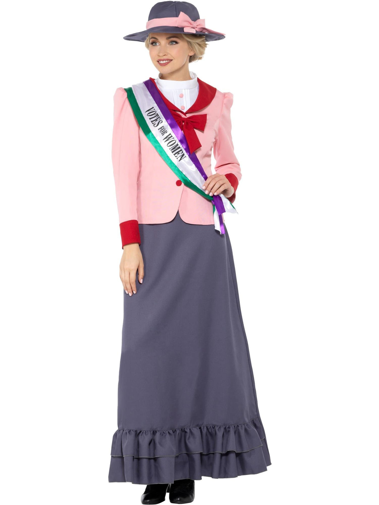 Luksus victoriansk suffragettekostume