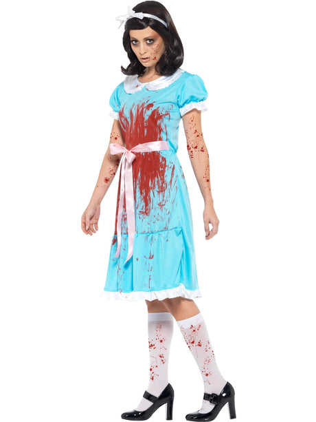 Blodig morderisk tvillingekostume