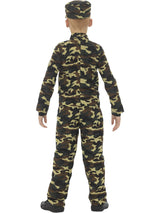Camouflage Militær Drengekostume