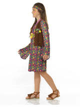 Hippie kostume med kjole