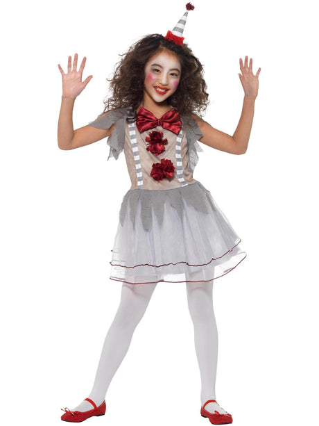 Vintage klovnepigekostume