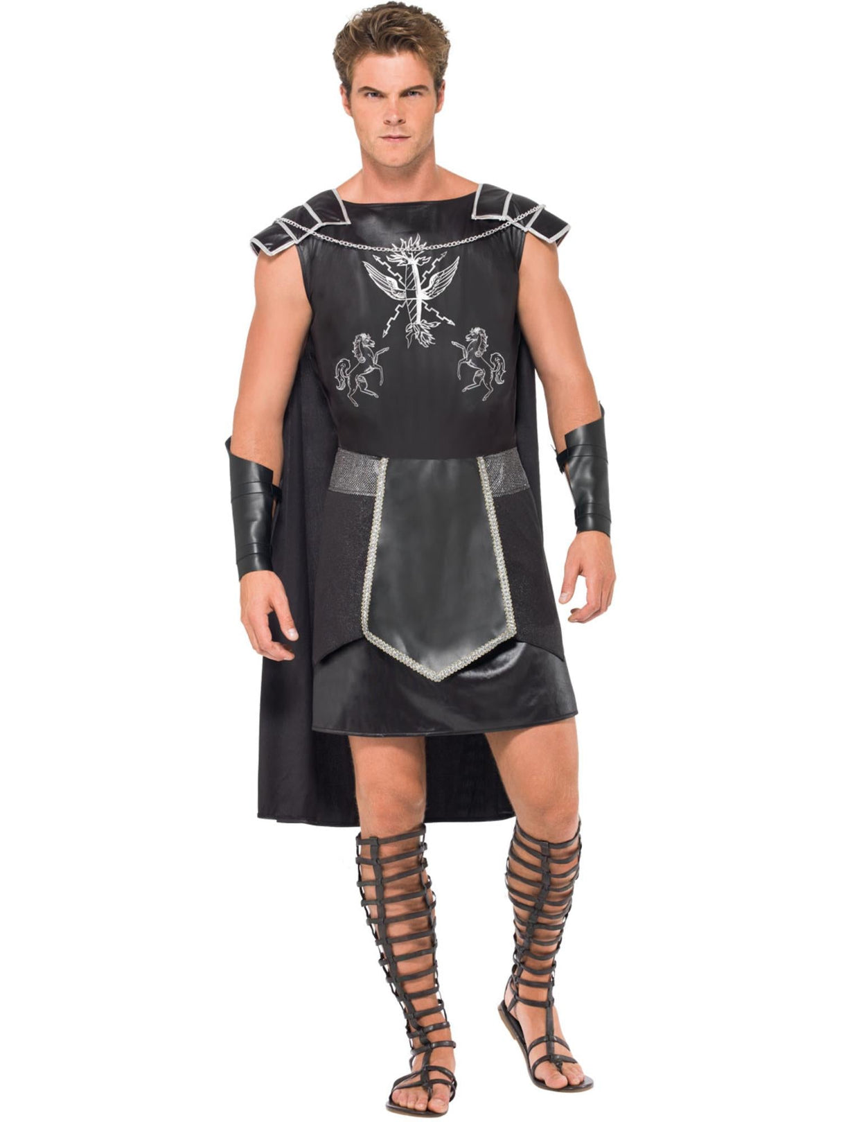 Mandlig mørk gladiatorkostume
