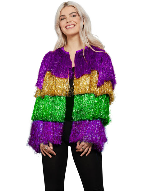 Fever Tinsel Mardi Gras Jakke