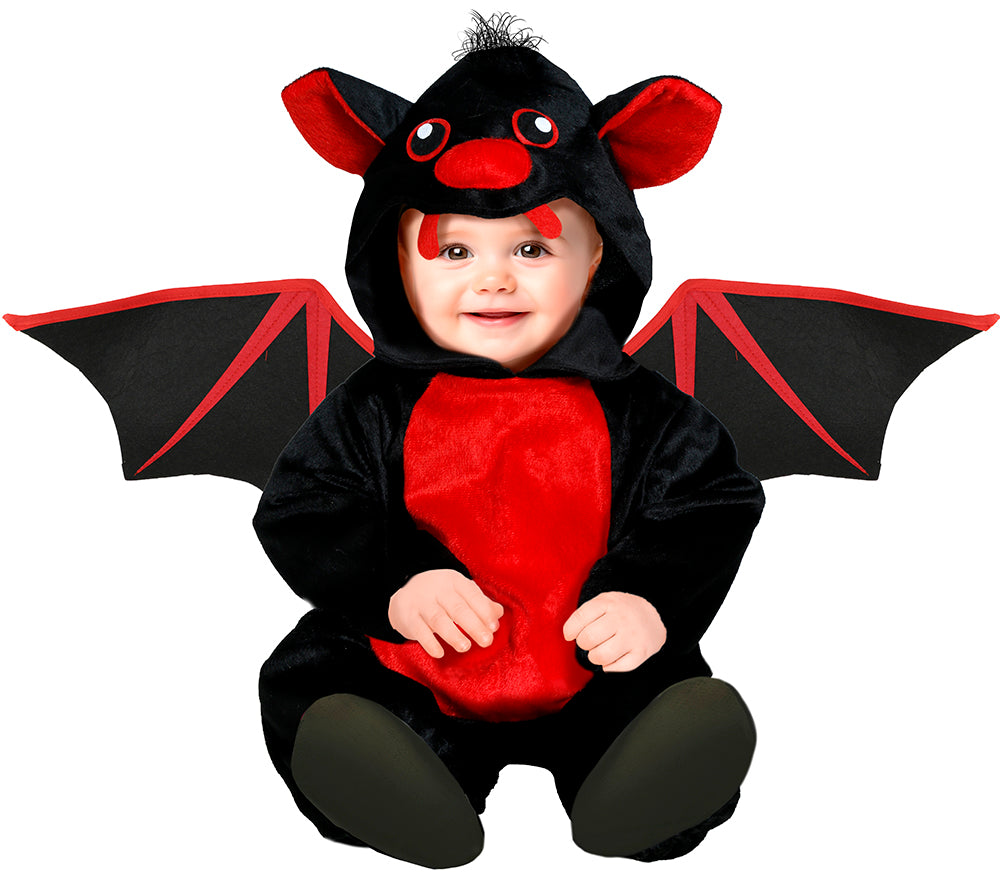 Rød flagermus Børnekostume
