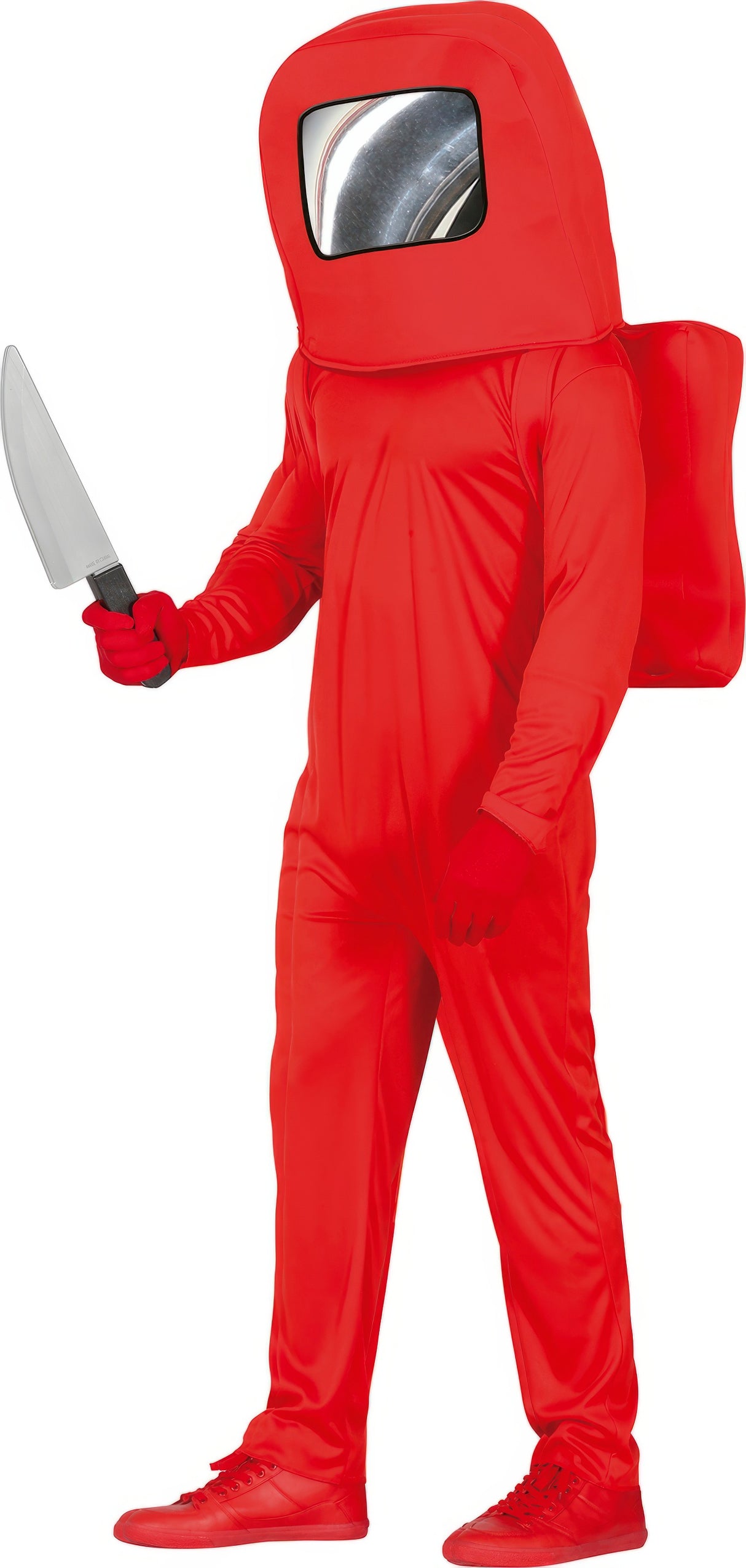 Rød astronautkostume