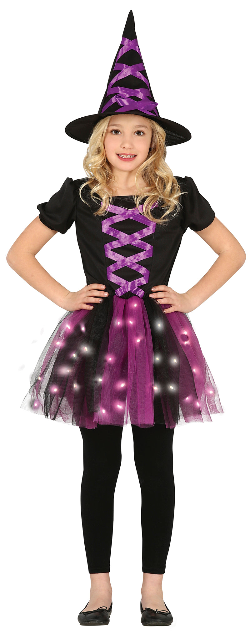 Led heks Børnekostume