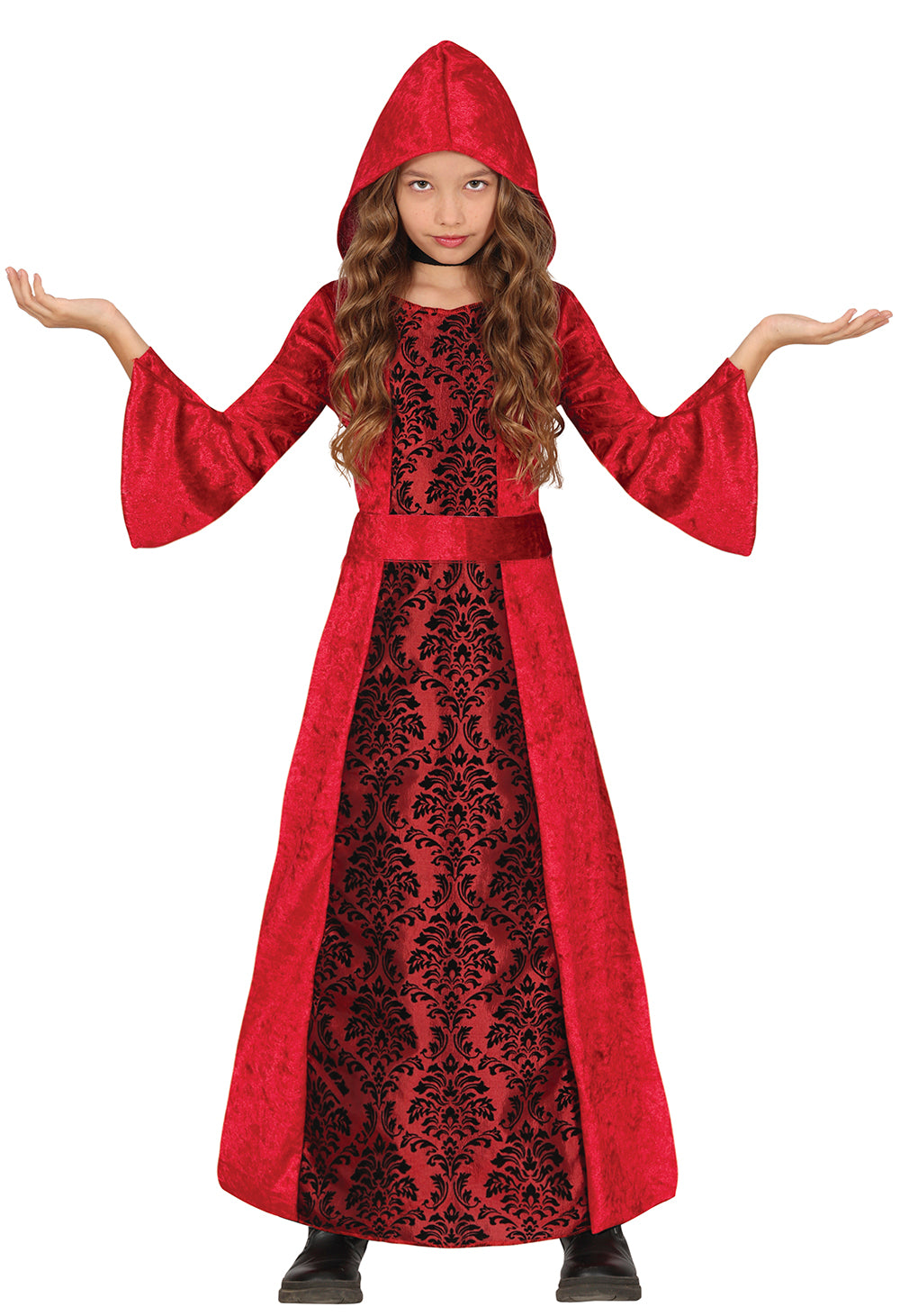 Rød hættetrøje til børn