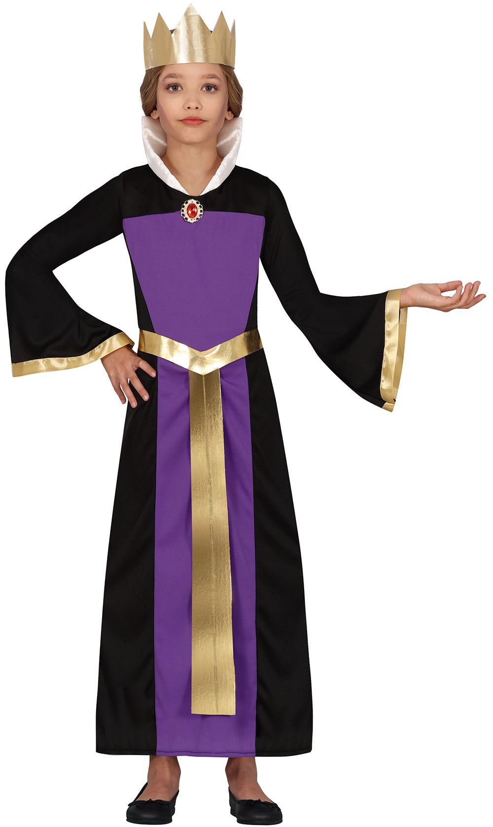 Lilla dronning Børnekostume