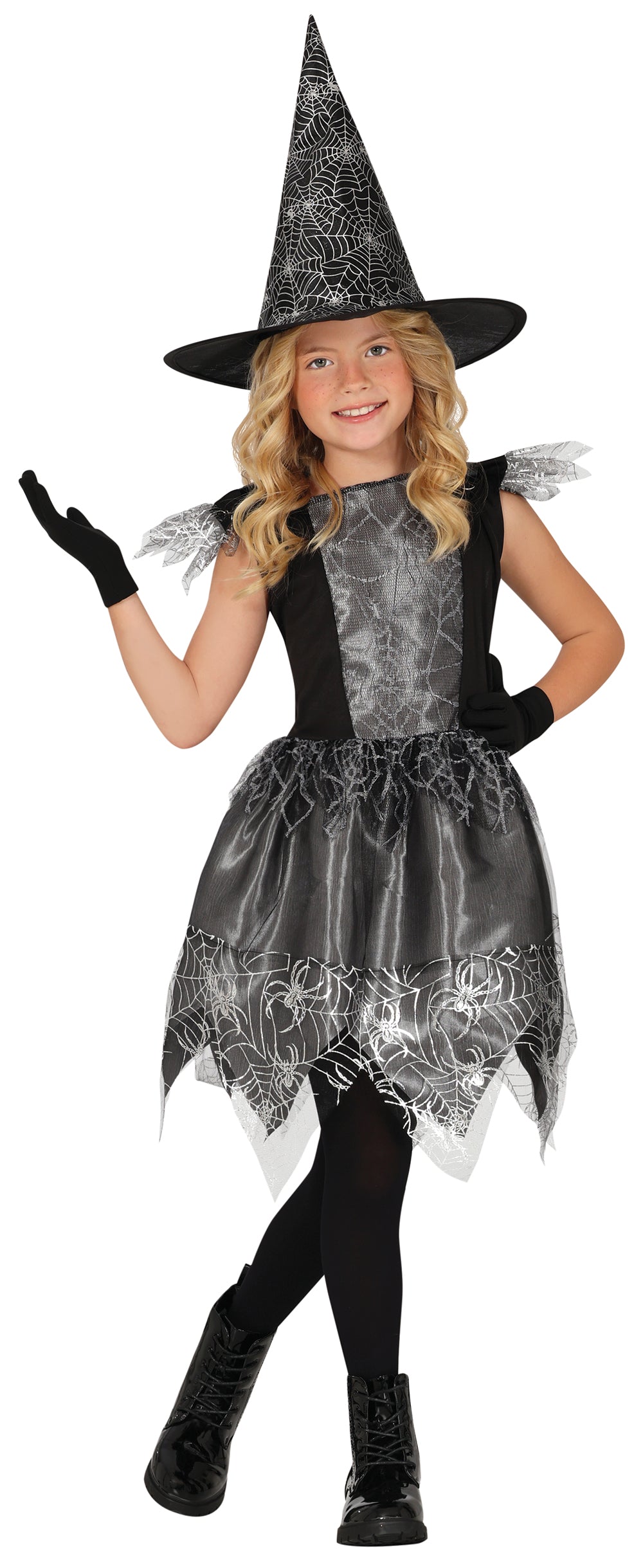 Edderkoppespindsheks Børnekostume