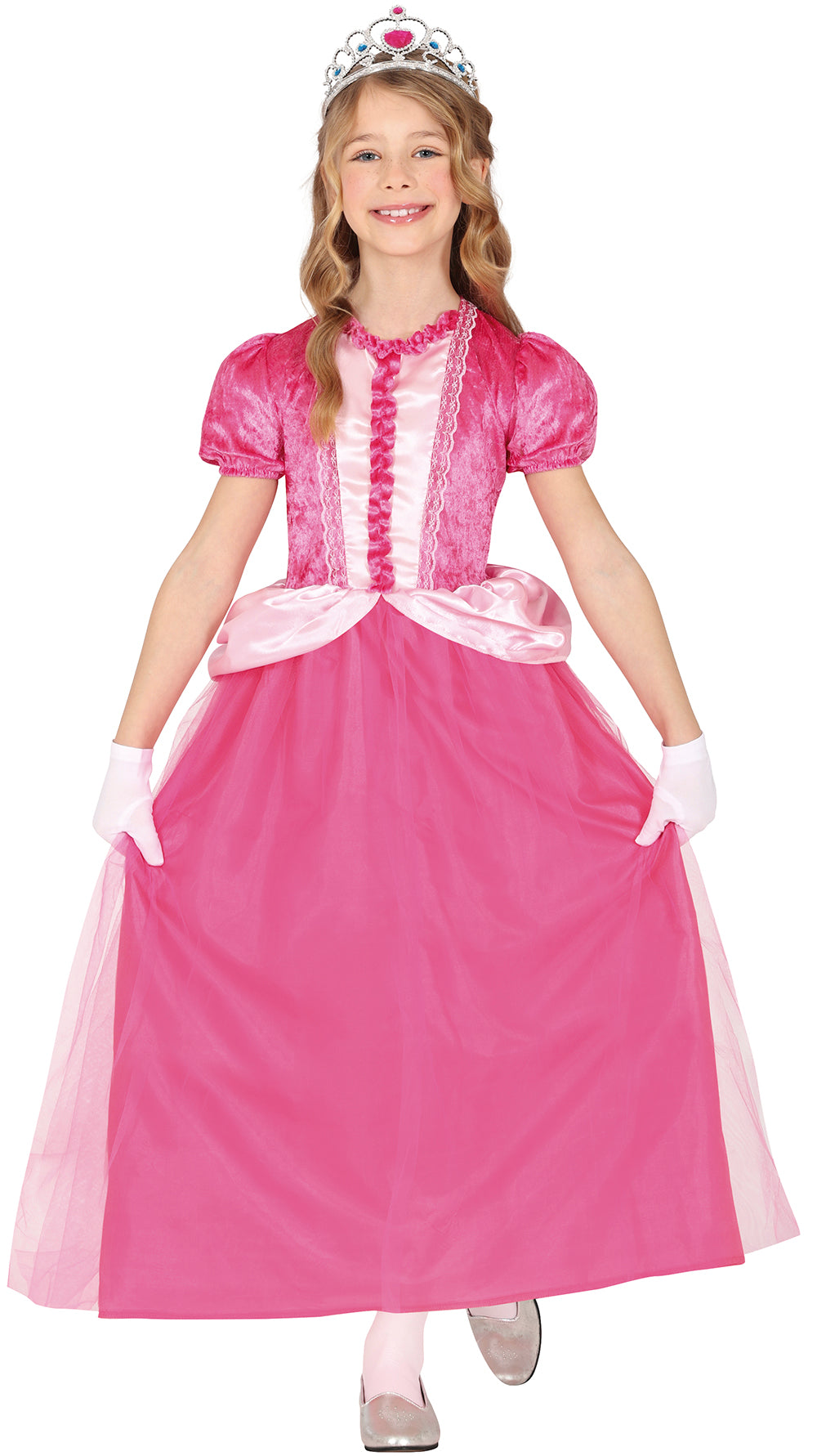 Pink prinsessekostume