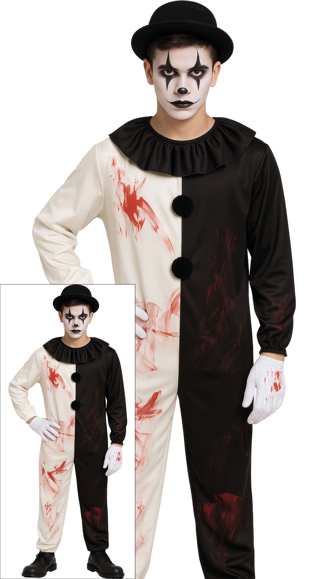 Skræmmende klovn, teenagekostume