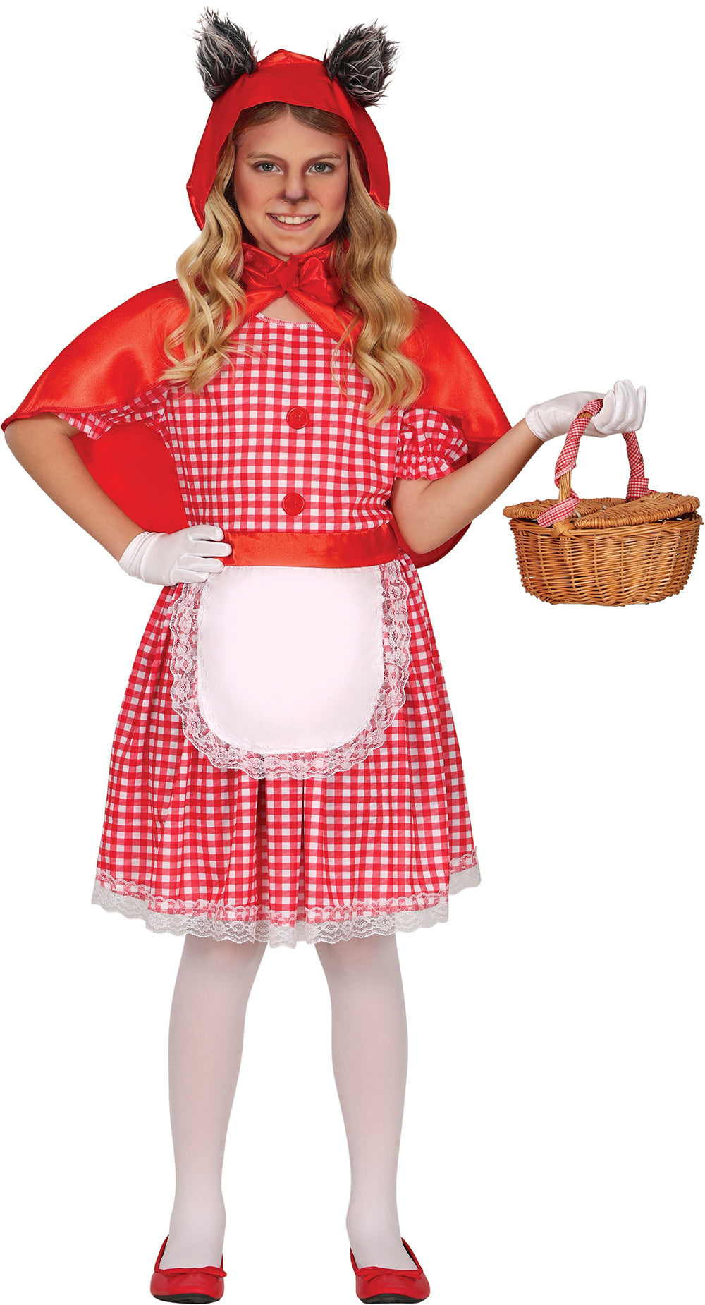 Rødhætteulv, børn Børnekostume