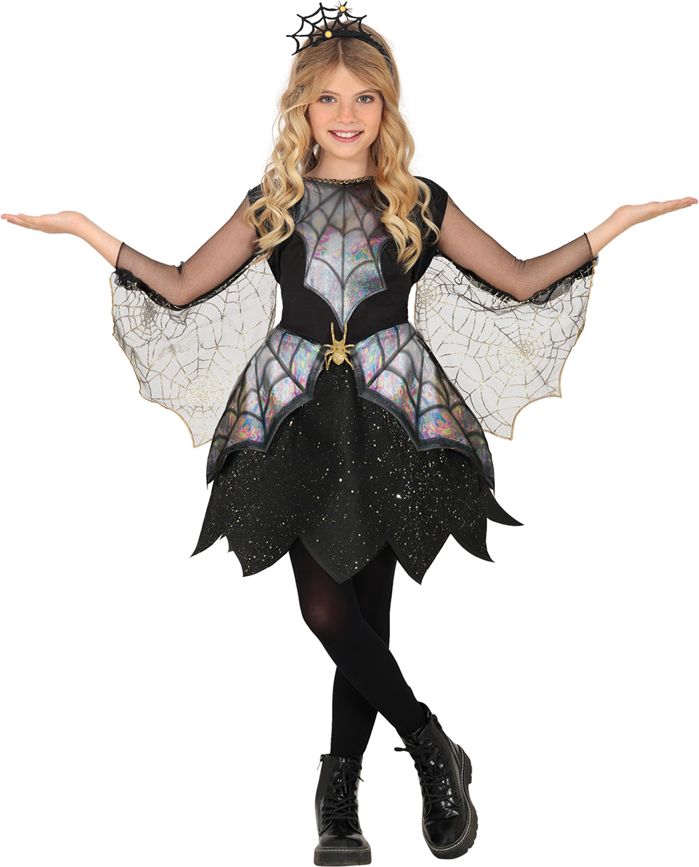 Skinnende edderkop, børn Børnekostume