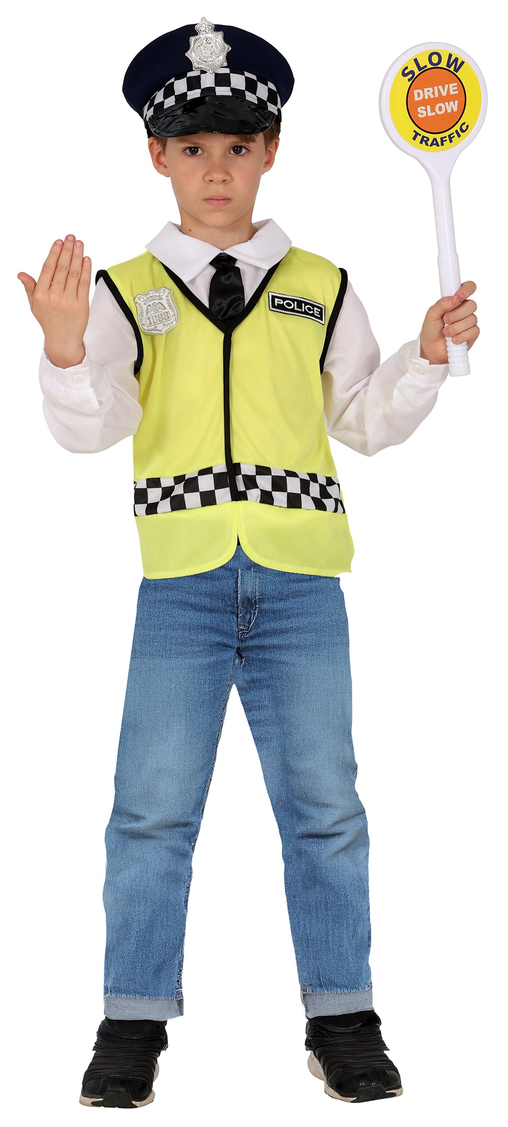 Sæt politi, børnekostume