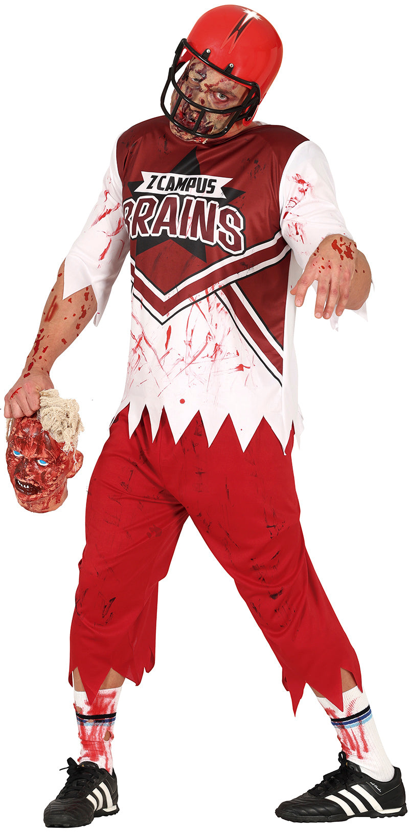 Rugby zombie kostume