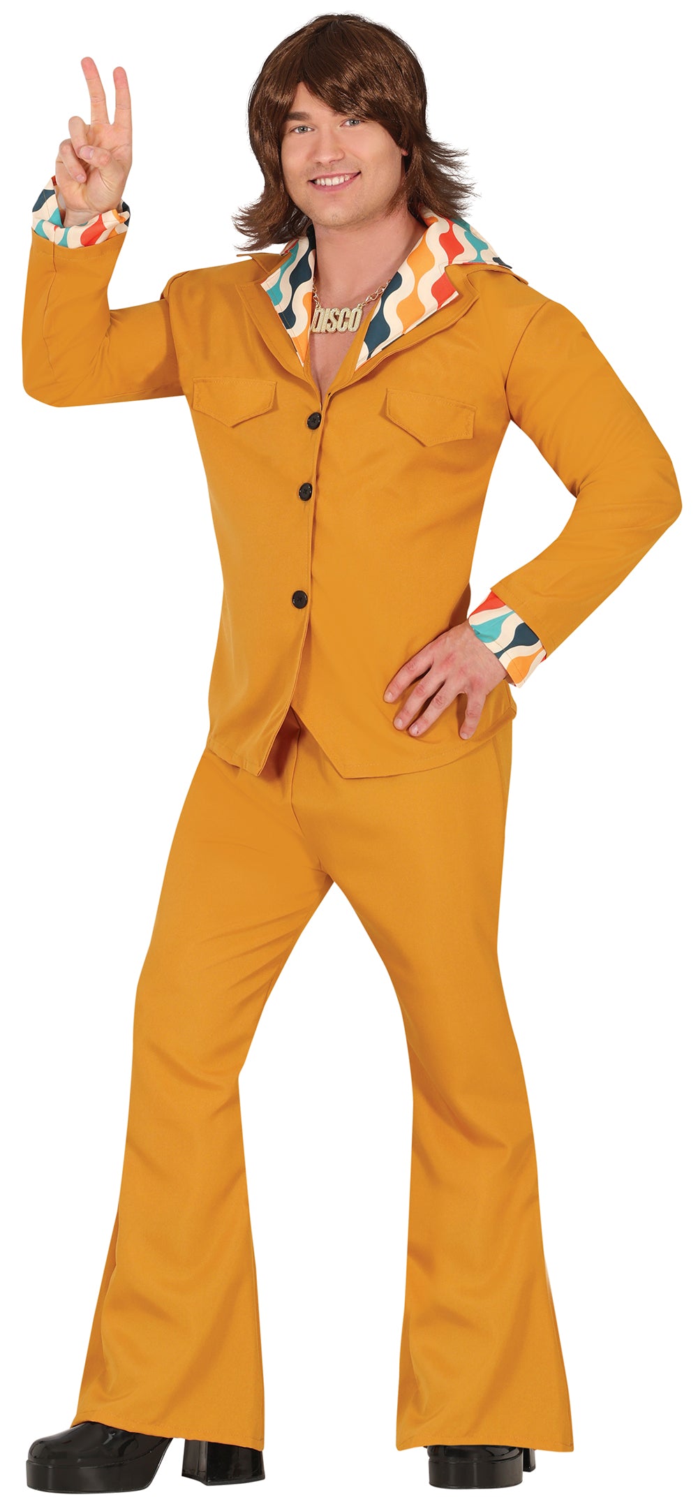 Orange disco kostume