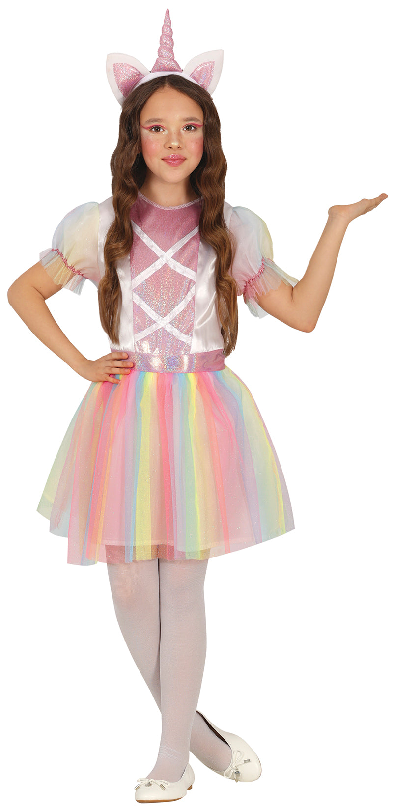 Regnbue enhjørning kostume
