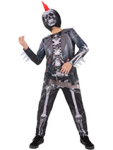Punk skeletkostume