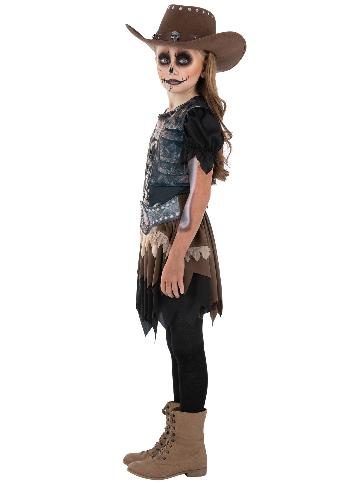 Skelet Cowgirl-kostume