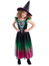 Ond heksekostume med lys