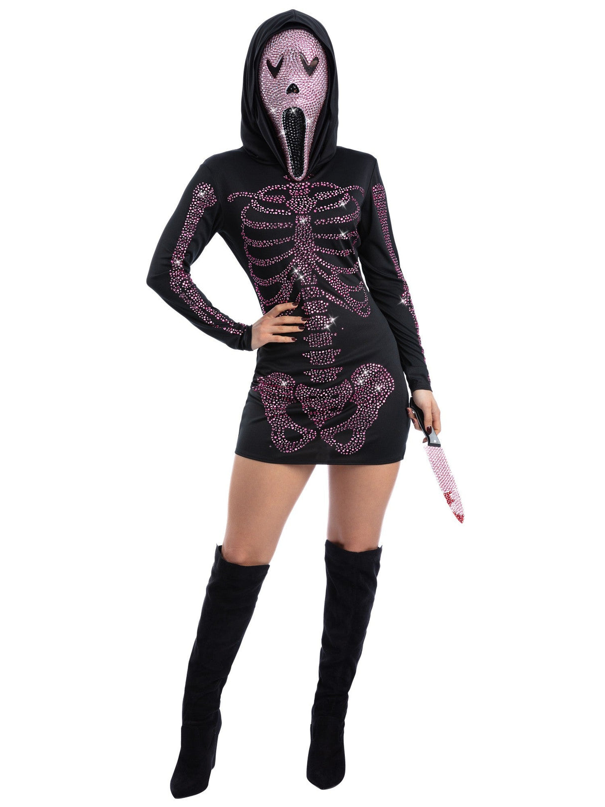 Feber Rhinsten Skeleton Kostume