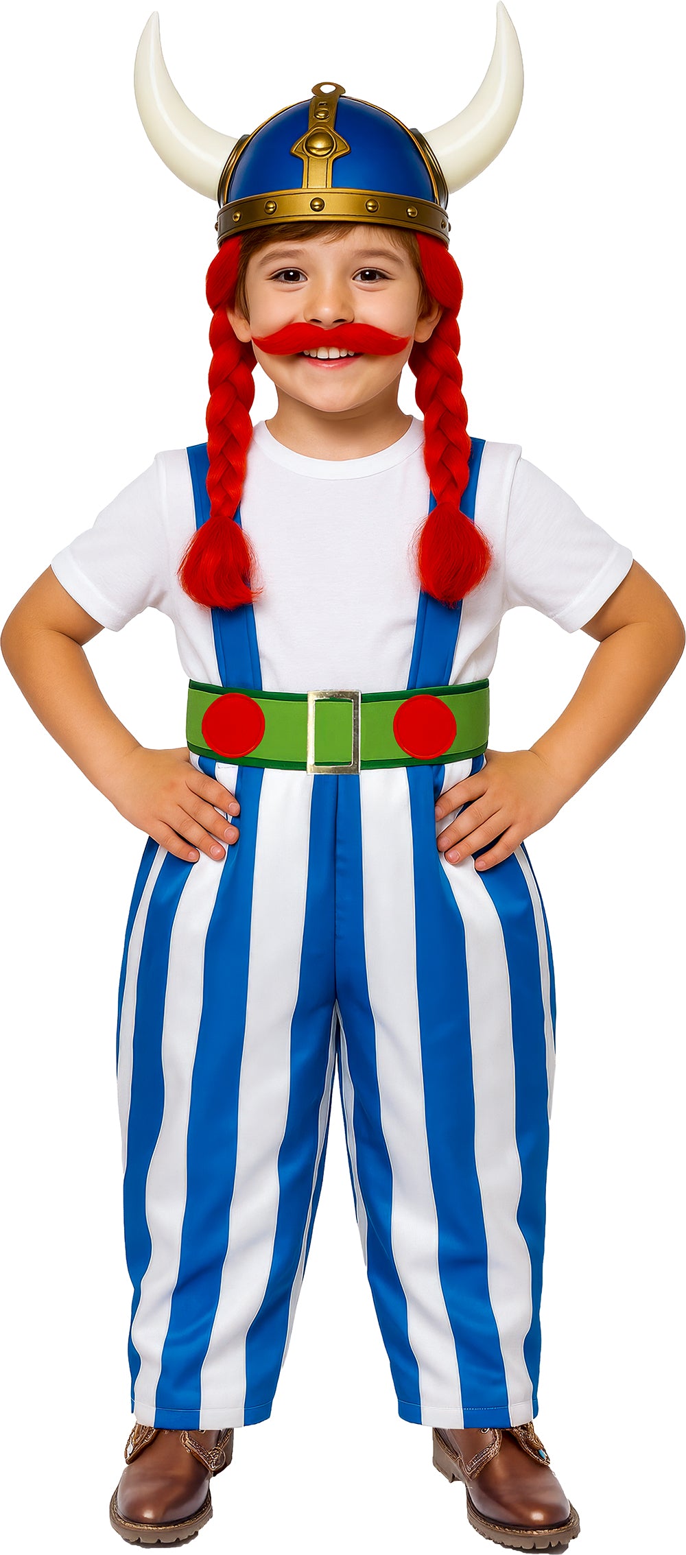 Stærk gallisk kostume